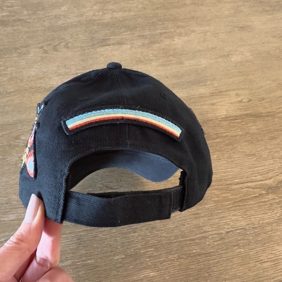 MOTHER The Shady Baseball Hat-Black-Patch & Embroidered Snapback cap-100% Cotton - Picture 5 of 9